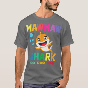 T-shirt Mawmaw Shark Mawmaw Shark Lover Famille Mères Da
