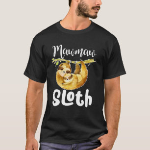 T-shirt Mawmaw Sloth Matching Famille mignonne Mère s Day