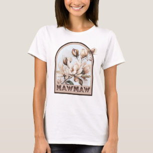 T-shirt Mawmaw Vintage Floral Grand-mère