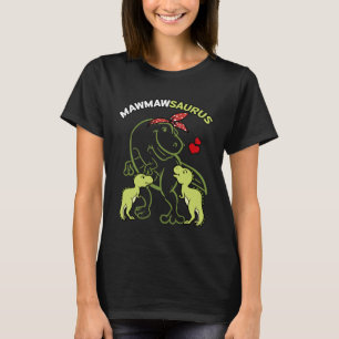 T-shirt Mawmawsaurus Mawmaw 2 Enfants Dinosaur Fête des mè