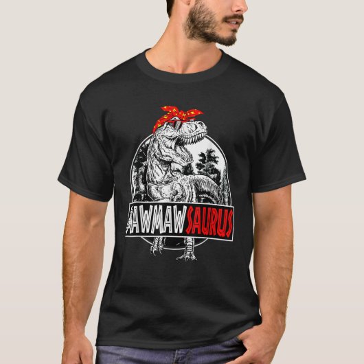 T-shirt Mawmawsaurus T rex Dinosaur Funny Mawmaw Saurus Fa (Devant)