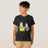 T-shirt Max et décorations d'anniversaire Ruby Bunny (Devant entier)