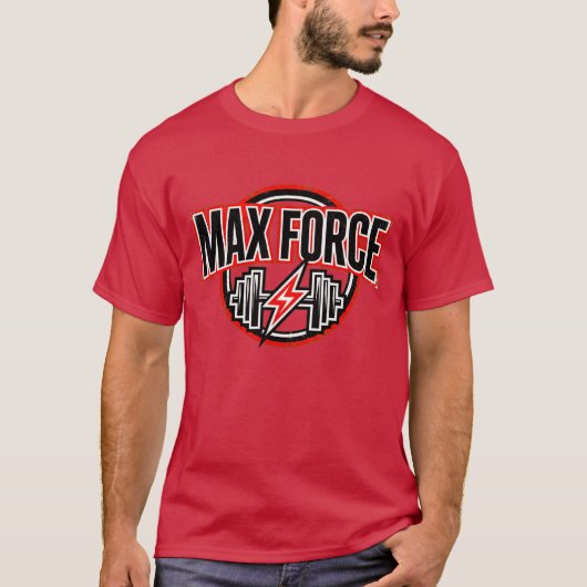 T-shirt Max Force Gym Logo Tee (Devant)