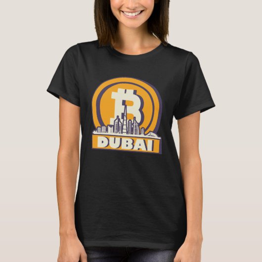 T-shirt Maximaliste Bitcoin de Dubaï (Devant)