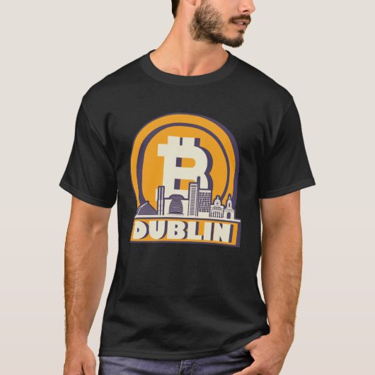 T-shirt Maximaliste de Dublin Bitcoin (Devant)