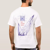 T-shirt Maxine emballant la chemise (Dos)