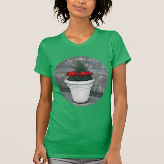 T-shirt "May Christmas Bloom" (Devant)
