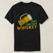 T-shirt May Contain Whiskey Irish St Patrick's Day (Design devant)