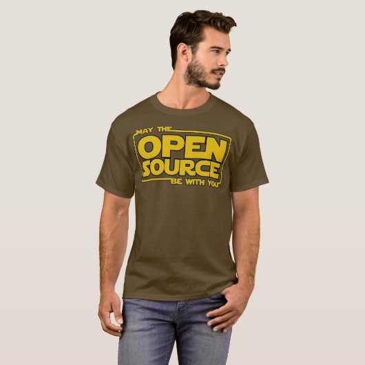 T-shirt May Open Source programmation drôle devops linu (Devant entier)
