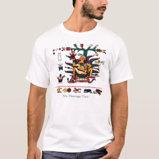 T-shirt maya de Glyphs