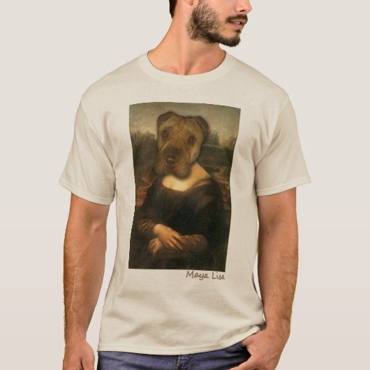 T-shirt Maya Lisa - chemise classique de beauté de Sharpei (Devant)