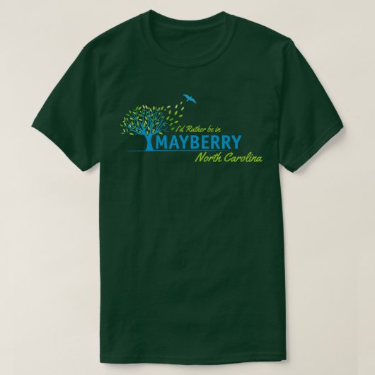 T-shirt Mayberry North olina du Andy Griffith Show (Design devant)