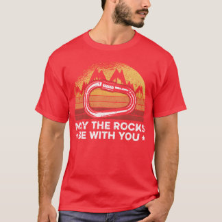 T-shirt Mayhe Rocks Be With You Rock Climber Bouldering fr