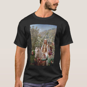 T-shirt Maying, la reine Guinevere, vers 1900, par John Co