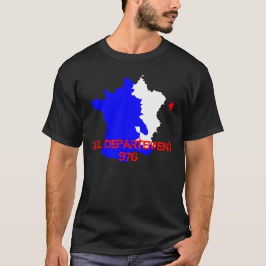 T-SHIRT MAYOTTE 101 DEPARTEMENT (Devant)