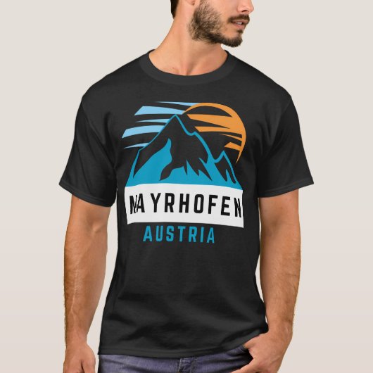 T-shirt Mayrhofen - Autriche - Ski Et Snowboard S (Devant)
