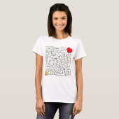 T-shirt Maze d'amour (Devant entier)