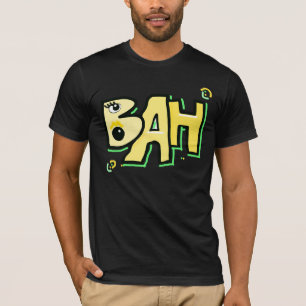 T-shirt Mazipoodles Bah Humbug 3D Jaune Vert