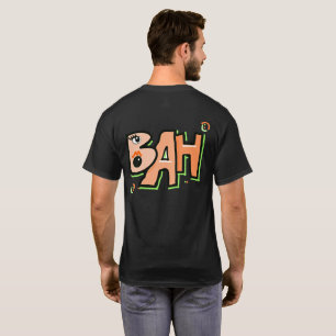 T-shirt Mazipoodles Bah Humbug 3D Orange Green