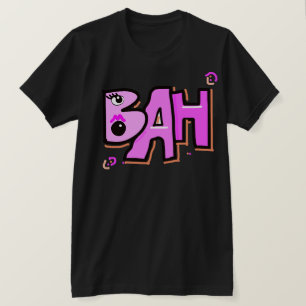 T-shirt Mazipoodles Bah Humbug corail rose 3D