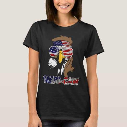 T-shirt Mb35 Mullet Eagle 4 juillet (Devant)
