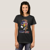 T-shirt Mb35 Mullet Eagle 4 juillet (Devant entier)