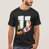 T-shirt Mb 11e Anniversaire Rocket Ship Exterspace Univers (Devant)