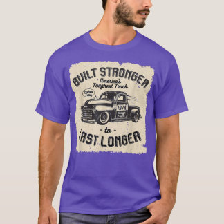 T-shirt mb 1974 Camion Vintage Anniversaire construit plus