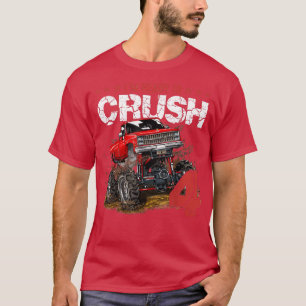 T-shirt mb 4th Birthday Je suis prêt Crush Monster Truck B