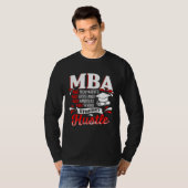 T-shirt MBA Student Rich Parents Business Degree Graduatio (Devant entier)