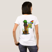 T-shirt Mbj - Le jour de St Patrick pour des femmes (Dos entier)