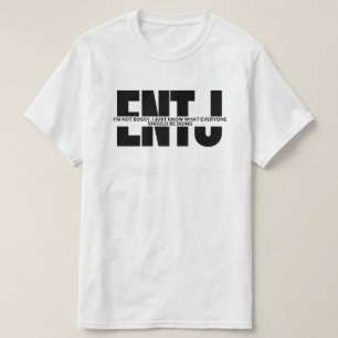 T-shirt MBTI mèmes ENTJ humour sarcastique ENTJ citation T