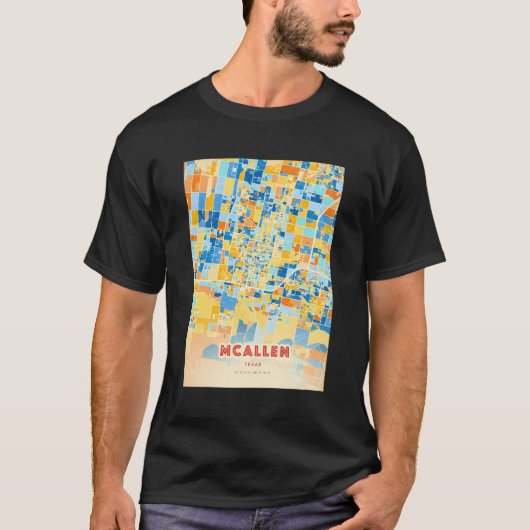 T-shirt Mcallen Texas (Devant)
