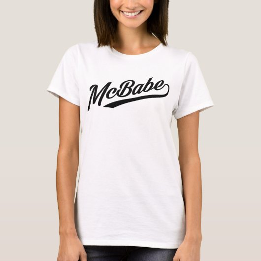 T-shirt McBabe - ENCRE NOIRE (Devant)