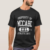 T-shirt McCabe Retro Athletic Property Dept (Devant)