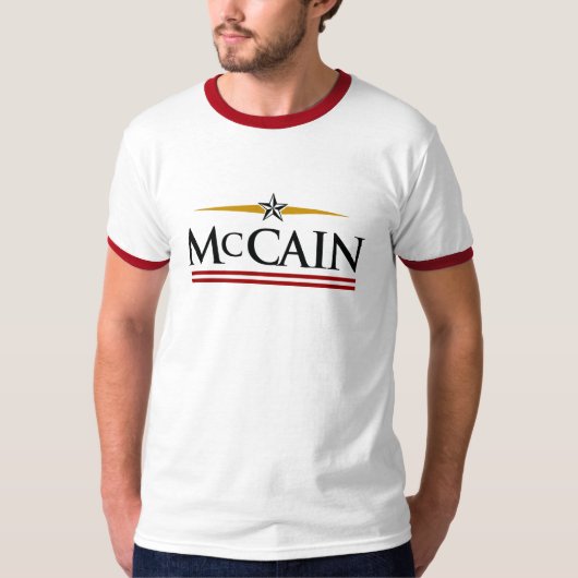 T-shirt Mccain pour le président (Devant)