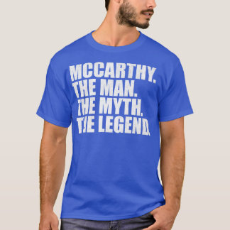 T-shirt MccarthyMccarthy Nom de famille Mccarthy Nom de fa