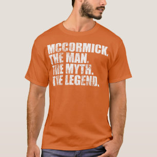 T-shirt Mccormick Mccormick Nom de famille Mccormick nom d