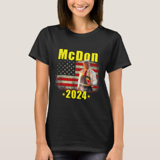 T-shirt Mcdon Drôle Donald Trump Frites Cuisine Frittes
