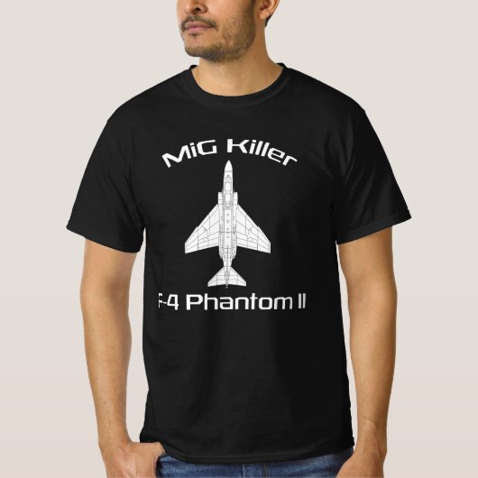 T-shirt McDonnell Douglas F-4 Phantom II - Tueur MiG (Devant)