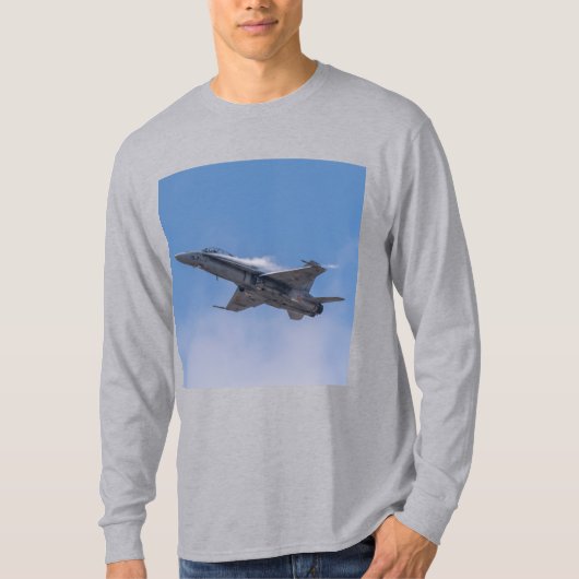 T-shirt McDonnell Douglas F/A-18 Hornet (Devant)