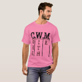 T-shirt MCG rose (Devant entier)