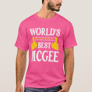 T-shirt McGee Nom de famille Funny Team Famille Nom de fam