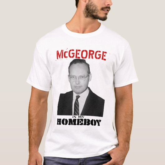 T-shirt McGeorge est mon HOMEBOY (Devant)