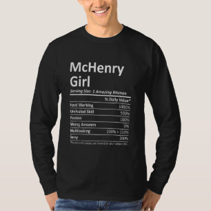 T-shirt MCHENRY GIRL IL ILLINOIS Funny City Accueil Racine