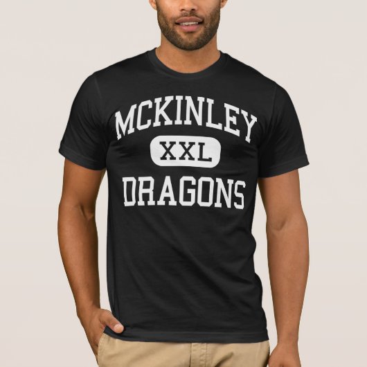 T-shirt McKinley - dragons - lycée - Niles Ohio (Devant)