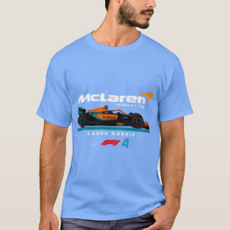 T-shirt Mcl f mclaren f équipe lando norris f rétro rétro