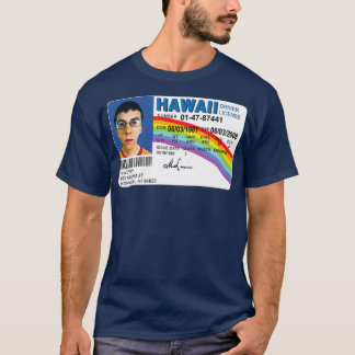 T-shirt Mclovin Superbad Id Pilote Cadeaux Drôle Driv