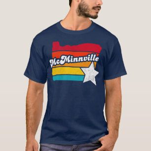 T-shirt McMinnville Oregon Souvenir Vintage en détresse 2