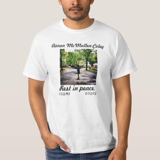 T-shirt McMullen-Colins d'Aaron (Devant)